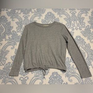 Michael Kors Gray Long Sleeve Top